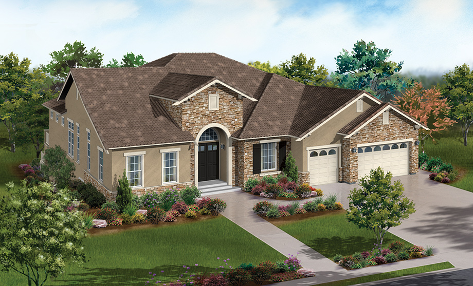 Mt. Diablo at Norris Canyon Estates luxury new homes in San Ramon, CA